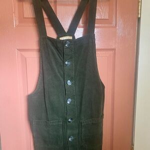 Corduroy cotton jumper dress